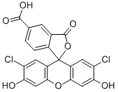 5(6)-羧基-2',7'-二氯荧光素 结构式