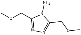 4-氨基-3,5-双(甲氧甲基)-4H-1,2,4-三唑 结构式