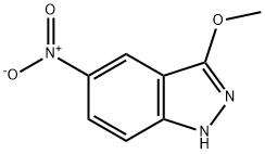 3-Methoxy-5-nitro-1H-indazole 结构式