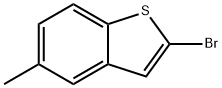 2-溴-5-甲基-1-苯并噻吩 结构式