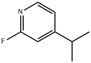 2-氟-4-异丙基吡啶 结构式