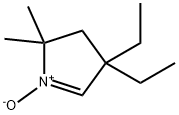 3,3-diethyl-5,5-dimethylpyrroline 1-oxide 结构式