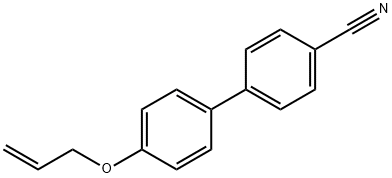 4-氰基-4'-(2-丙烯基氧基)联苯 结构式