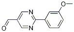 2-(3-methoxyphenyl)pyrimidine-5-carbaldehyde 结构式