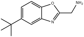 5-(叔丁基)苯并噁唑-2-甲胺 结构式