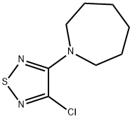1-(4-氯-1,2,5-噻二唑-3-基)高哌啶 结构式