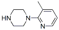 1-(3-甲基吡啶-2-基)哌嗪 结构式