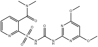 烟嘧磺隆 结构式