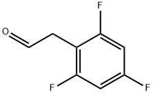 2-(2,4,6-三氟苯基)乙醛 结构式