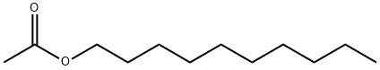 乙酸癸酯 结构式