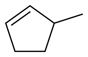 3-METHYL-1-CYCLOPENTENE 结构式