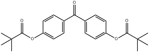 4,4'-双(三甲基乙酰氧基)苯甲酮 结构式