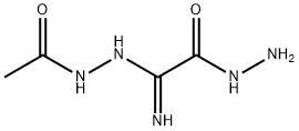 Acetic  acid,  (2-acetylhydrazino)imino-,  hydrazide  (9CI) 结构式