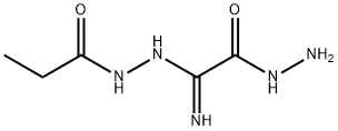 Propanoic  acid,  2-(2-hydrazino-1-imino-2-oxoethyl)hydrazide  (9CI) 结构式