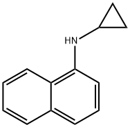 4-CYCLOPROPYLAMINONAPHTHALENE 结构式