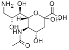 9-氨基-N-乙酰神经氨酸 结构式