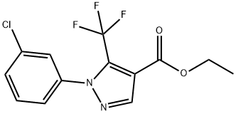 Ethyl1-(3-chlorophenyl)-5-(trifluoromethyl)-1H-pyrazole-4-carboxylate