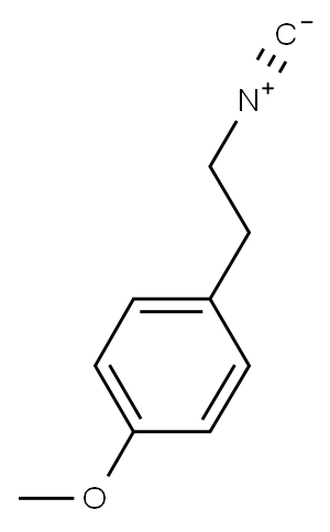 4-甲氧基苯基乙基异腈 结构式