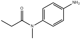 N-(4-氨基苯基)-N-甲基丙酰胺 结构式