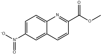 METHYL 6-NITROQUINOLINE-2-CARBOXYLATE 结构式