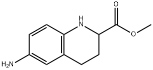 6-氨基-1,2,3,4-四氢喹啉-2-甲酸甲酯 结构式