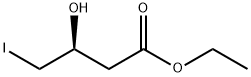 S(-)-4-碘-3-羟基丁酸乙酯 结构式