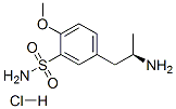 (R)-(-)-5-(2-Aminopropyl)-2-Methoxybenzenesulphonamide Hcl  结构式