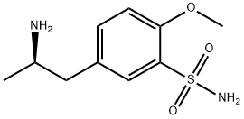 R-(-)-5-(2-氨基丙基)-2-甲氧基苯磺酰胺 结构式