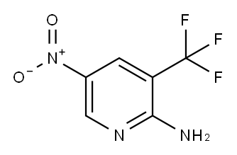 5-硝基-3-(三氟甲基)吡啶-2-胺 结构式