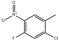 2-氯-4-氟-5-硝基甲苯 结构式