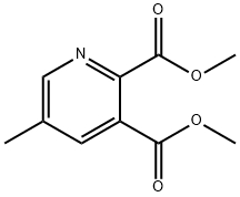 5-甲基吡啶-2,3-二甲酸二甲酯 结构式