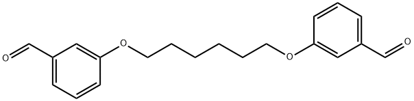 3,3’-(1,6-Hexanediyldioxy)bisbenzaldehyde 结构式