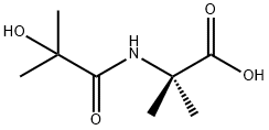 Alanine,  N-(2-hydroxy-2-methyl-1-oxopropyl)-2-methyl- 结构式