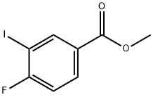 4-氟-3-碘苯甲酸甲酯 结构式