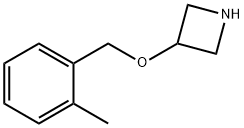 3-[(2-methylbenzyl)oxy]azetidine(SALTDATA: HCl) 结构式