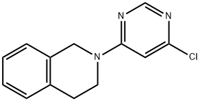 2-(6-氯嘧啶-4-基)-1,2,3,4-四氢异喹啉 结构式