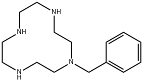 1-苄基-1,4,7,10-四氮杂环十二烷 结构式