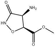 5-Isoxazolidinecarboxylicacid,4-amino-3-oxo-,methylester,(4S-cis)-(9CI) 结构式