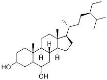 豆甾烷-3,6-二醇 结构式