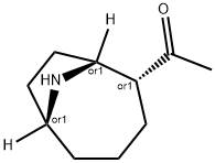 Ethanone, 1-(9-azabicyclo[4.2.1]non-2-yl)-, endo- (9CI) 结构式