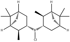 (+)-二异松蒎基氯硼烷 结构式