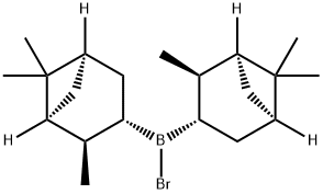 (1S)-(+)-B-溴二异松蒎烯基硼烷((+)-DIP-溴) 结构式