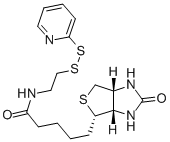 N-[2-(2-吡啶二硫代)乙基]生物素酰胺 结构式