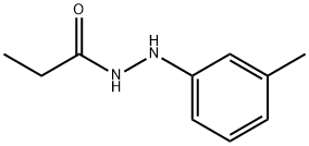 Propanoic  acid,  2-(3-methylphenyl)hydrazide 结构式