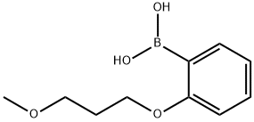 2-(3-甲氧基丙氧基)苯基硼酸 结构式