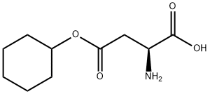 L-天冬氨酸-4-环己酯 结构式