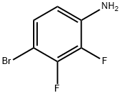 4-溴-2,3-二氟苯胺 结构式