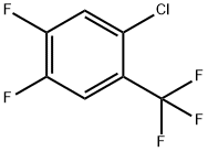 2-CHLORO-4,5-DIFLUOROBENZOTRIFLUORIDE 结构式