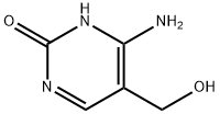 2-羟基-4-氨基-5-羟甲基嘧啶 结构式