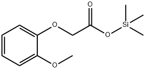 Trimethylsilyl (2-methoxyphenoxy)acetate 结构式